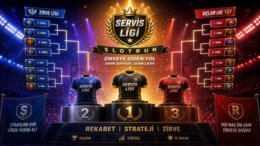 Slotrun Servis Ligi sıralı rekabetçi turnuva sistemi